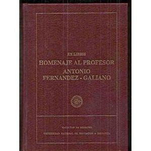 EXLIBRIS HOMENAJE AL PROFESOR ANTONIO FERNANDEZ-GALIANO