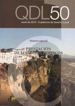 CUAD. DCHO LOCAL Nº 50/2019: PRESTACION SERVICIOS PUBLICOS