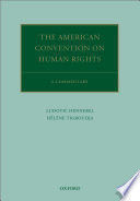 THE AMERICAN CONVENTION ON HUMAN RIGHTS