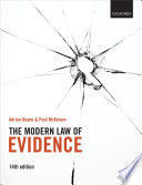 THE MODERN LAW OF EVIDENCE
