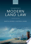 THOMPSON'S MODERN LAND LAW