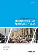 CASES AND MATERIALS ON CONSTITUTIONAL AND ADMINISTRATIVE LAW