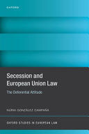 SECESSION AND EUROPEAN UNION LAW