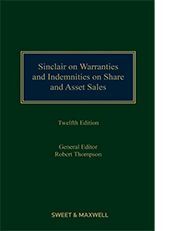 SINCLAIR ON WARRANTIES AND INDEMNITIES ON SHARE AND