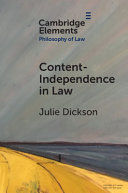 CONTENT-INDEPENDENCE IN LAW