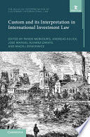 CUSTOM AND ITS INTERPRETATION IN INTERNATIONAL