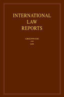 INTERNATIONAL LAW REPORTS: VOLUME 201