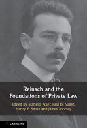 REINACH AND THE FOUNDATIONS OF PRIVATE LAW