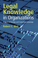 LEGAL KNOWLEDGE IN ORGANIZATIONS