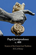 PAPAL JURISPRUDENCE C. 400