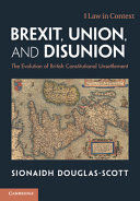BREXIT, UNION, AND DISUNION