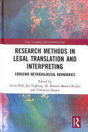 RESEARCH METHODS IN LEGAL TRANSLATION AND INTERPRETING