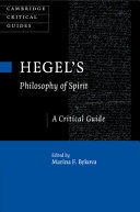 HEGEL'S PHILOSOPHY OF SPIRIT