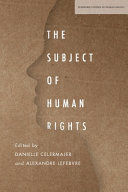 THE SUBJECT OF HUMAN RIGHTS