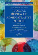 CASES, MATERIALS AND TEXT ON JUDICIAL REVIEW OF ADMINISTRATIVE ACTION