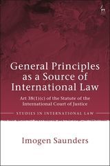 GENERAL PRINCIPLES AS A SOURCE OF INTERNATIONAL LAW