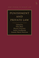 PUNISHMENT AND PRIVATE LAW