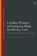 CREDITOR PRIORITY IN EUROPEAN BANK INSOLVENCY LAW