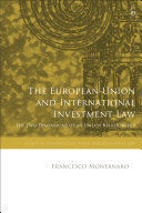 THE EUROPEAN UNION AND INTERNATIONAL INVESTMENT LAW