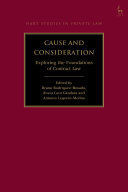 CAUSE AND CONSIDERATION