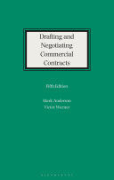 DRAFTING AND NEGOTIATING COMMERCIAL CONTRACTS