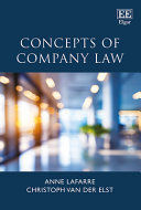 CONCEPTS OF COMPANY LAW