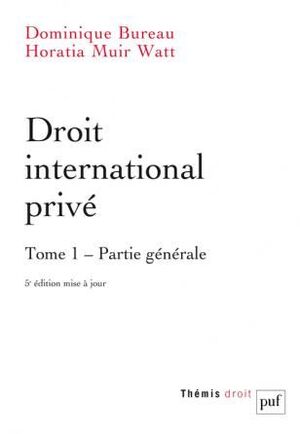 DROIT INTERNATIONAL PRIVÉ, I