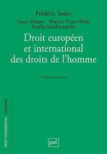DROIT EUROPÉEN ET INTERNATIONAL DES DROITS DE L'HOMME