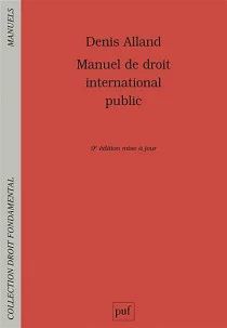 MANUEL DE DROIT INTERNATIONAL PUBLIC