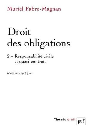 DROIT DES OBLIGATIONS - TOME 2