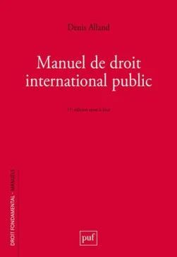 MANUEL DE DROIT INTERNATIONAL PUBLIC
