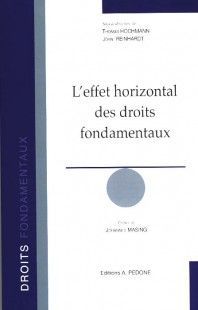 L'EFFET HORIZONTAL DES DROITS FONDAMENTAUX