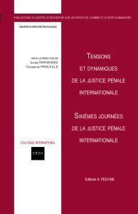 TENSIONS ET DYNAMIQUES DE LA JUSTICE PÉNALE INTERNATIONALE