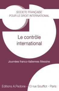 LE CONTRÔLE INTERNATIONAL