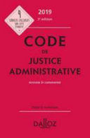 CODE DE JUSTICE ADMINISTRATIVE