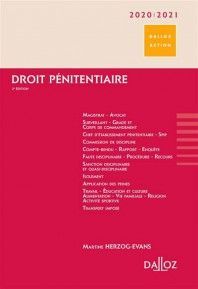 DROIT PÉNITENTIAIRE 2020-2021