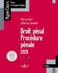 DROIT PÉNAL - PROCÉDURE PÉNALE 2020