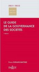 LE GUIDE DE LA GOUVERNANCE DES SOCIÉTÉS