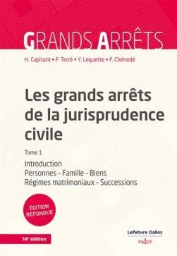 LES GRANDS ARRÊTS DE LA JURISPRUDENCE CIVILE