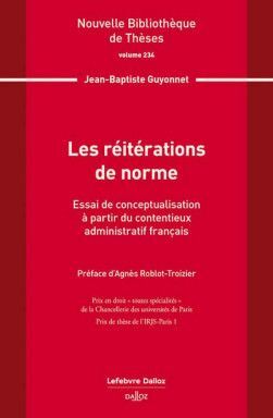 LES RÉITÉRATIONS DE NORME