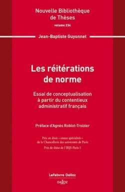 LES RÉITÉRATIONS DE NORME