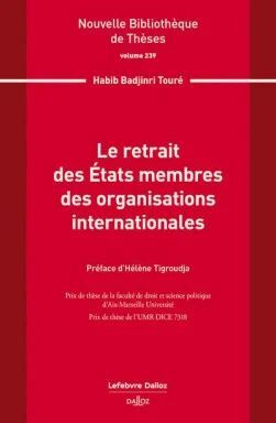 LE RETRAIT DES ÉTATS MEMBRES DES ORGANISATIONS