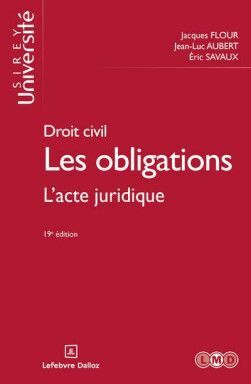 DROIT CIVIL : LES OBLIGATIONS