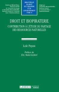 DROIT ET BIOPIRATERIE