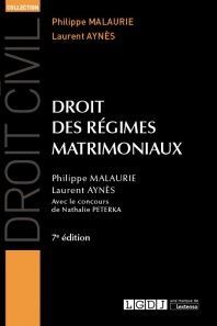 DROIT DES RÉGIMES MATRIMONIAUX