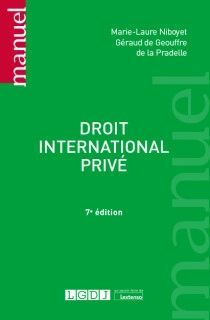 DROIT INTERNATIONAL PRIVÉ