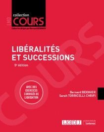 LIBÉRALITÉS ET SUCCESSIONS