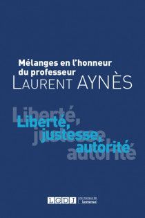 MÉLANGES EN L'HONNEUR DU PROFESSEUR LAURENT AYNÈS