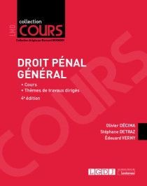 DROIT PÉNAL GÉNÉRAL