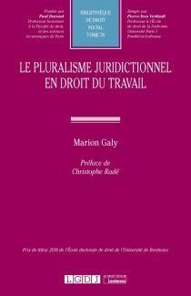 LE PLURALISME JURIDICTIONNEL EN DROIT DU TRAVAIL